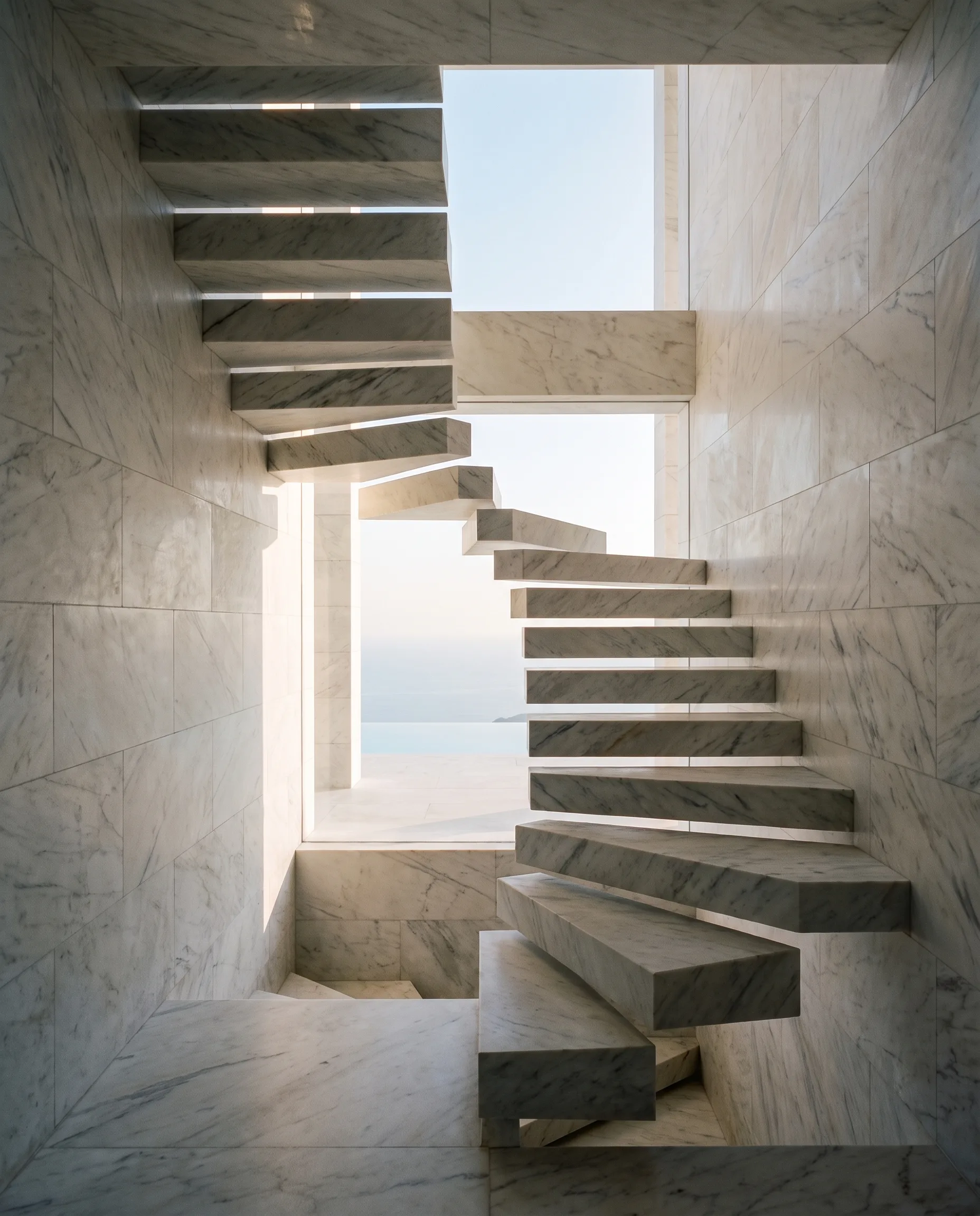 The staircase